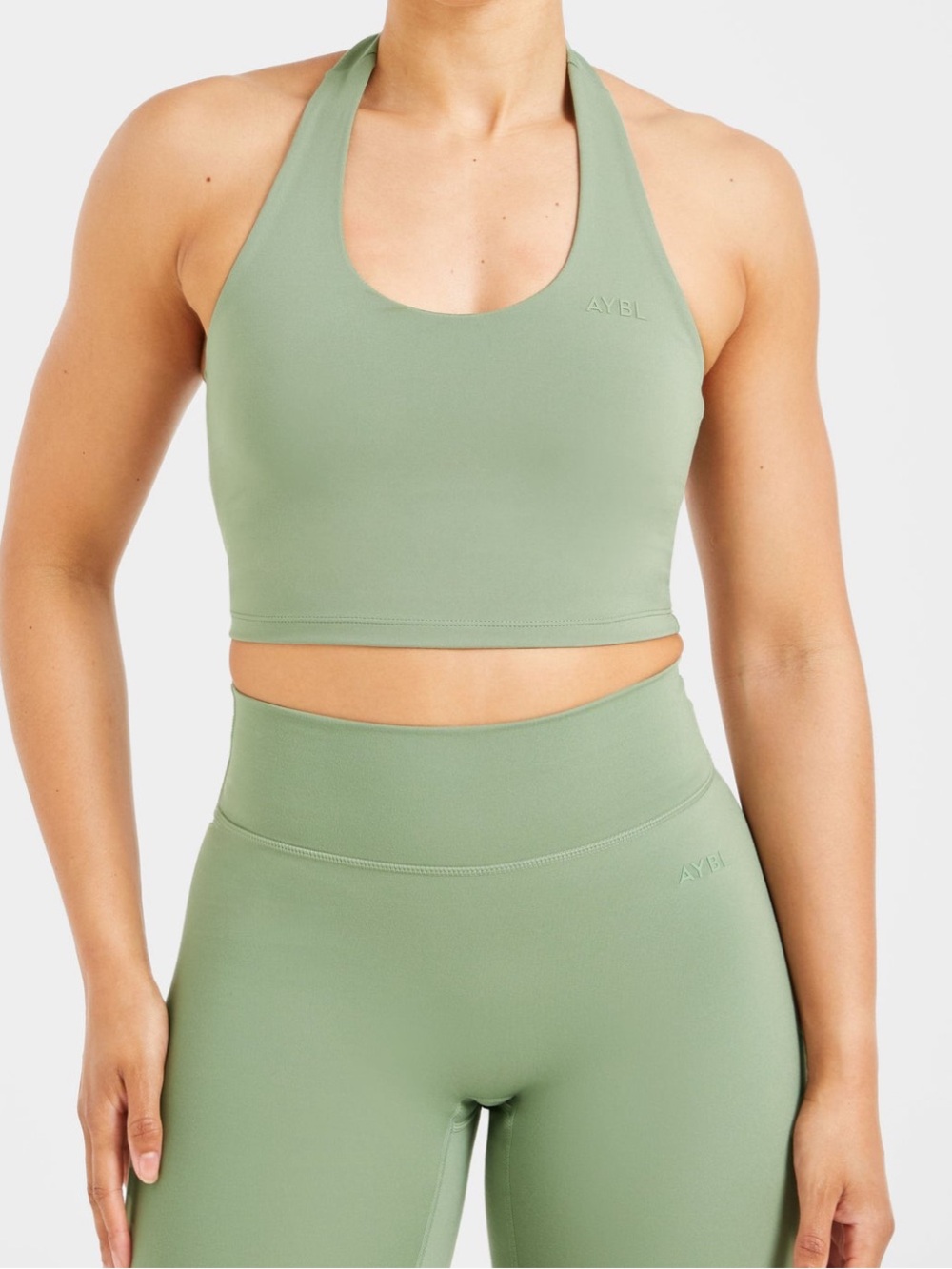 AYBL Staple Halter Top & Leggings Set